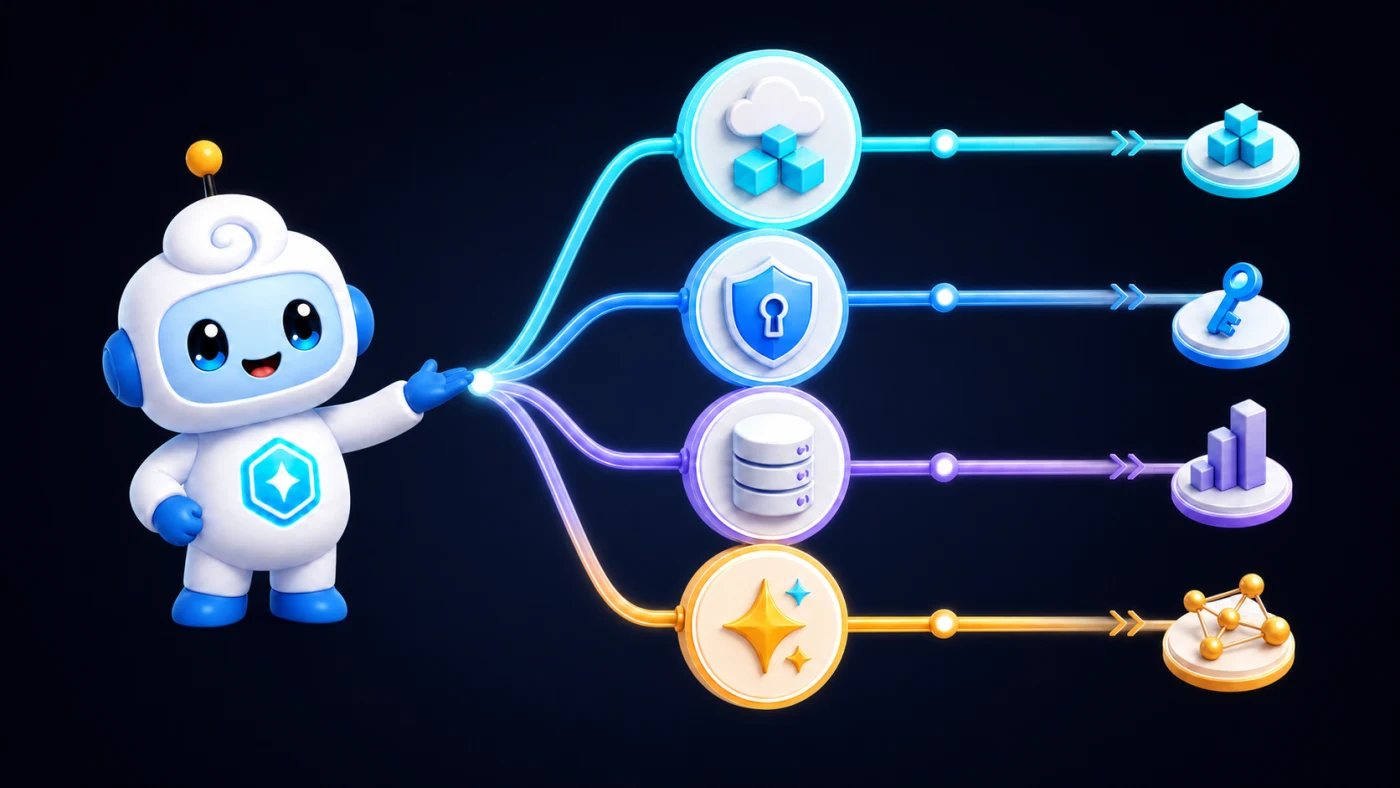 Aura presents four visual certification pathways for cloud, security, data, and AI.